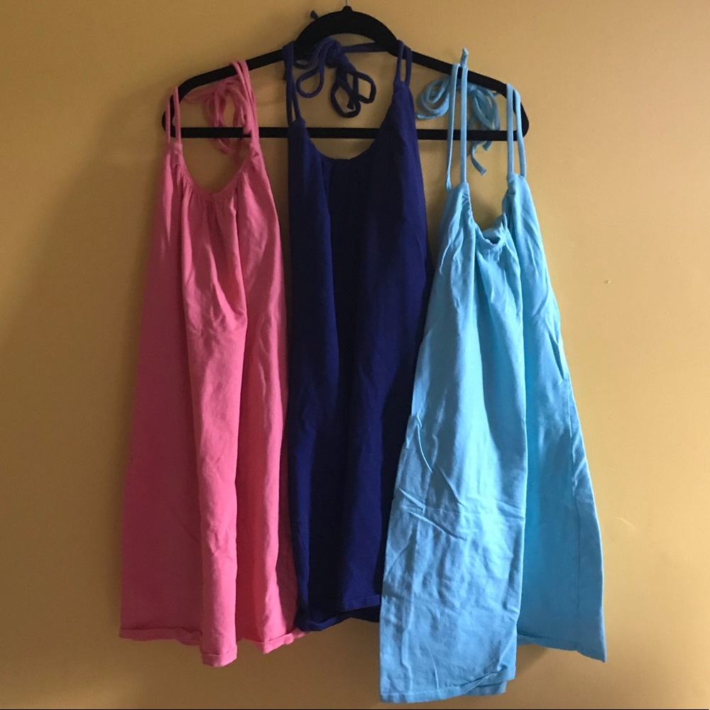 3 mini dresses